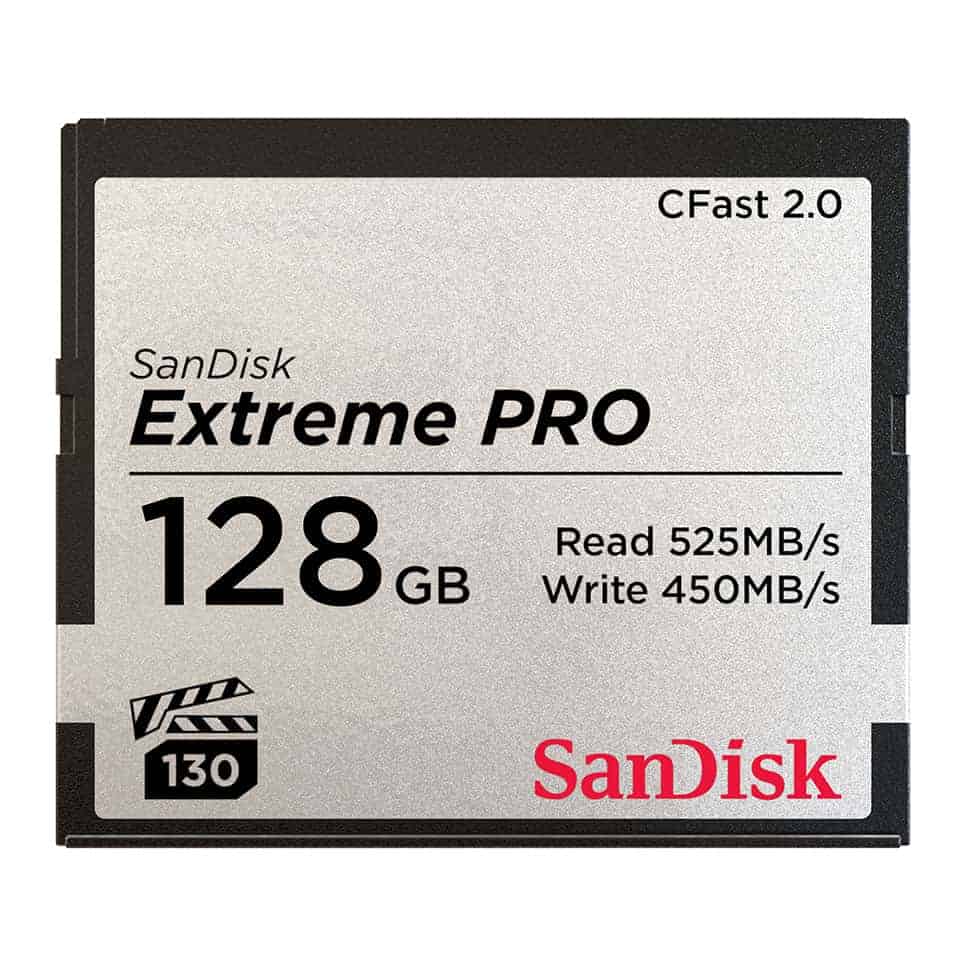(image for) SanDisk Extreme Pro CFast 2.0 Card 128GB